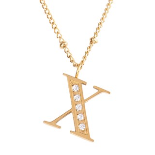 Foto 1 | Foto 1 | Collar con Dije Letra X Luckyly color Dorado