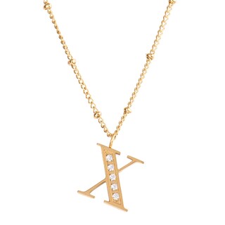 Foto 2 | Foto 2 | Collar con Dije Letra X Luckyly color Dorado
