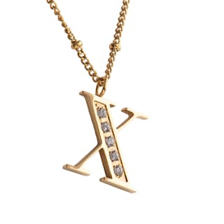 Foto 3 | Foto 3 | Collar con Dije Letra X Luckyly color Dorado