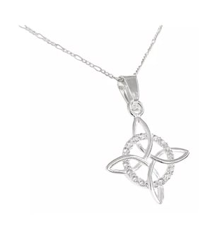 Foto 2 | Foto 2 | Dije Nudo De Bruja En Plata Solida 925 + Cadena Plata 925 Blanco Con Cartier
