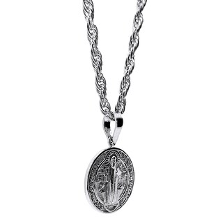 Foto 2 | Foto 2 | Cadena y Medalla Crixus Joyería San Benito Plata .925