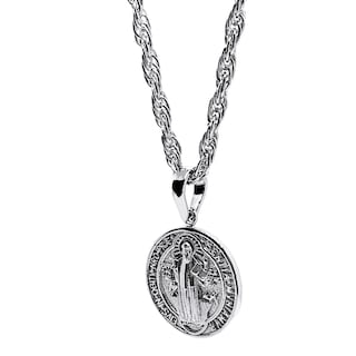 Foto 3 | Foto 3 | Cadena y Medalla Crixus Joyería San Benito Plata .925
