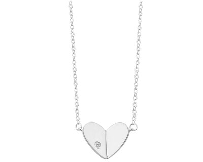 Foto 2 | Foto 2 | Gargantilla de Plata 925 con Corazón de Circonia Blanca CP631