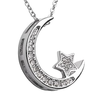 Foto 2 | Foto 2 | Collar con Dije de Luna y Estrella Luckyly Plateado