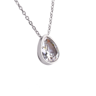 Foto 2 | Foto 2 | Collar con Dije de Zirconia LuckyLy Hilda Plateado para Mujer