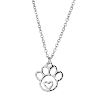 Foto 3 | Foto 3 | Collar para Mujer Huella De Gato, Perro y Animales Luckyly, Color Plata
