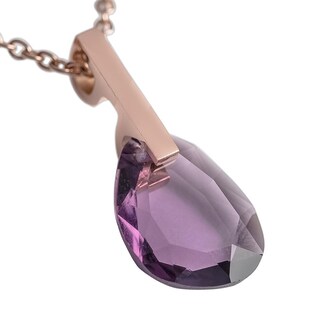 Foto 2 | Foto 2 | Cadena para Mujer con Dije de Cristal Luckyly Amber