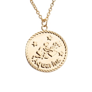 Foto 1 | Foto 1 | Collar de Horóscopo, Cadena y Dije de Signo Zodiacal Luckyly, Modelo Astra Acuario