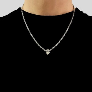 Foto 3 | Foto 3 | Collar Mano Fátima Plata .925 Crixus Joyería