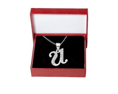 Foto 4 | Foto 4 | Cadena con Dije Horoz Letra ''U'' Plata 45 cm