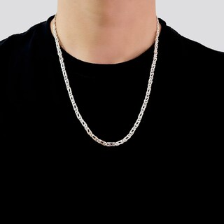 Foto 4 | Foto 4 | Cadena Plata .925 Clip Hombre Con Broche De Caja