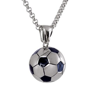Foto 1 | Foto 1 | Collar Hombre de Balón de Fútbol Soccer Mundial Luckman, Modelo Mondo Plata