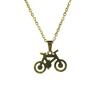 Foto 1 | Foto 1 | Collar Dije Bici Dorado De Bicicleta Para Ciclistas Vcstick