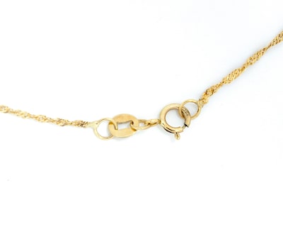 Foto 6 | Foto 6 | Gargantilla Collar Corazón Circonia Tono Azul Zafiro 45 cm Oro 10k Horoz