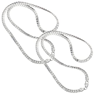 Foto 2 | Foto 2 | Collares De Plata Esterlina Ventdepot Mxepm-002 2 Pieza Plata