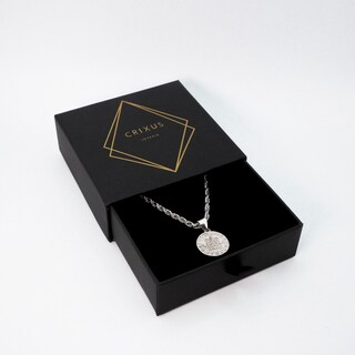 Foto 4 | Foto 4 | Collar Dije San Benito Crixus Joyería Plata .925