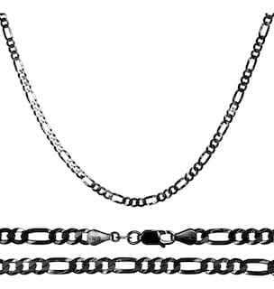 Foto 2 | Foto 2 | Cadena De Plata 925 Figaro De 50cm Calibre 5.1mm 4 Colores