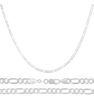 Foto 1 | Foto 1 | Cadena De Plata 925 Estilo 3x1 Figaro De 60 Cm Calibre 4.1mm