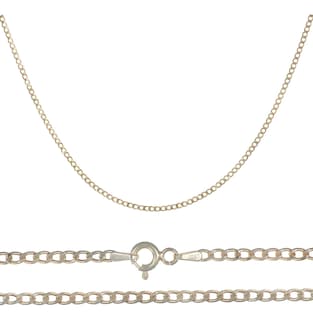 Foto 1 | Foto 1 | Cadena Italiana De 14k, Estilo Cubana, Calibre 2mm, De 40 Cm