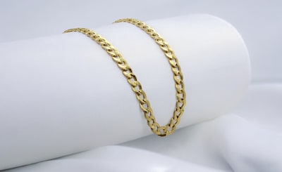 Foto 3 | Foto 3 | Cadena Italiana De 14k, Estilo Cubana, Calibre 2mm, De 40 Cm