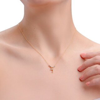 Foto 3 | Foto 3 | Gargantilla Italiana 14k de Delfin y Bolas Tricolor