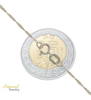 Foto 5 | Foto 5 | Gargantilla Italiana 14k de Delfin y Bolas Tricolor