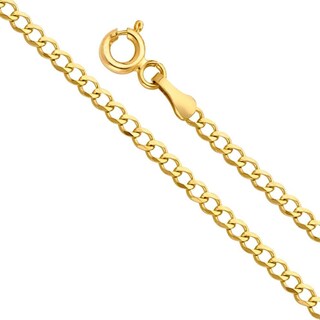 Foto 6 | Foto 6 | Cadena Italiana de 14k Estilo Cubana Calibre 2 mm de 55 cm