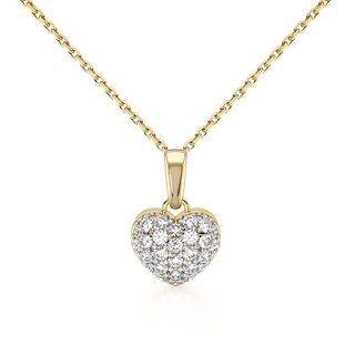 Foto 1 | Foto 1 | Cadena Con Dije Corazón Ilusión 10k Oro