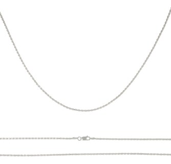 Foto 1 | Foto 1 | Cadena Torsal De Plata Ley 925 Diamantada De 60 Cm De 2mm