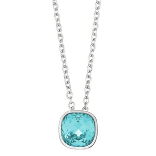 Foto 1 | Foto 1 | Collar Para Mujer Con Cristal Fino Europeo En Forma De Cuadrado Chico