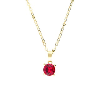 Foto 2 | Foto 2 | Collar para Mujer con Cristal Swarovski – Bañado en Oro 14k