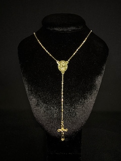 Foto 5 | Foto 5 | Rosario Con Dije Virgen De Guadalupe Y Cristo Oro Laminado 18k Liso 3 Mm Católico Recuerdos Ideal Para Regalar En Boda Bautizo