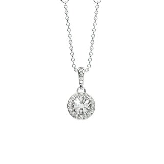 Foto 1 | Foto 1 | Collar Rosetti Bañado En Rodio - Delicadeza Radiante Con Cristales Swarovski