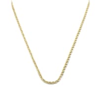 Cadena Torzal 2 Mm 50 Cm Oro Sólido 14k