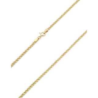 Foto 2 | Foto 2 | Cadena Torzal 2 Mm 40 Cm Oro Sólido 10k