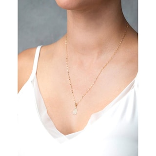 Foto 6 | Foto 6 | Cadena Con Dije Virgen 1.4 Cm Bautizo Oro 10k Sólido