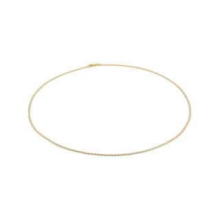 Foto 3 | Foto 3 | Cadena Barbada Inglesa Diamantada 60 Cm 3 Mm Oro Italiano Sólido 14k