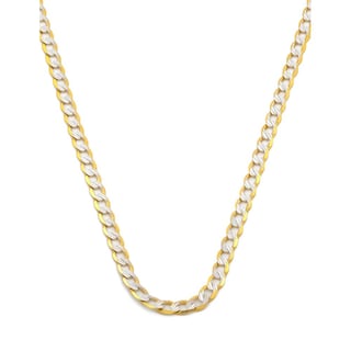 Foto 1 | Foto 1 | Cadena Barbada Diamantada 2.5 Mm 60 Cm Oro Sólido 14k