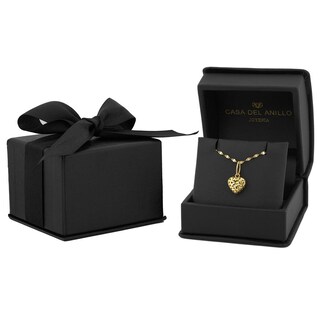 Foto 4 | Foto 4 | Cadena Gargantilla Corazón Puntos 0.8 Cm Oro Solido 14k