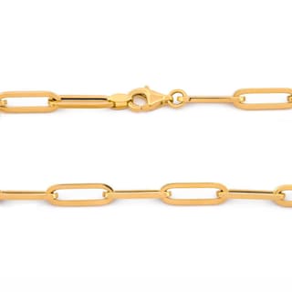 Foto 2 | Foto 2 | Cadena Clip 5 Mm Por 12 Mm 55 Cm Oro Sólido 10k