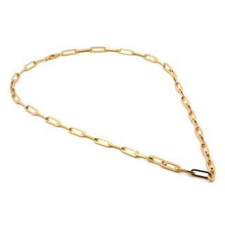 Foto 3 | Foto 3 | Cadena Clip 5 Mm Por 12 Mm 55 Cm Oro Sólido 10k