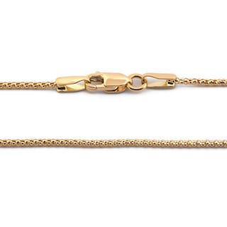 Foto 2 | Foto 2 | Cadena Espiga En Oro Amarillo Sólido 18k 50 Cm