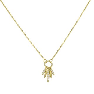 Foto 2 | Foto 2 | Collar Y Dije Enso 925 Para Mujer Esn133g Dorado