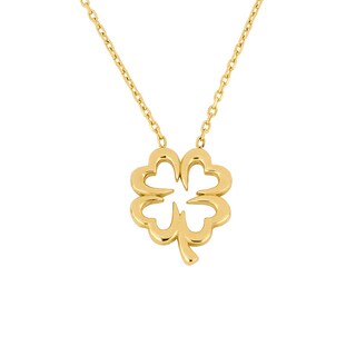 Foto 1 | Foto 1 | Gargantilla Zekie 7058 Oro 14k Amarillo 45 Cms Trebol