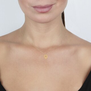 Foto 4 | Foto 4 | Gargantilla Zekie 7058 Oro 14k Amarillo 45 Cms Trebol