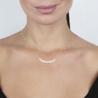 Foto 4 | Foto 4 | Gargantilla Zekie 7046 Oro 14k Amarillo 45 Cms Perlas Naturales