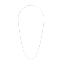 Cadena Zekie 7268w-50 Oro 14k Blanco 50 Cms Espejo