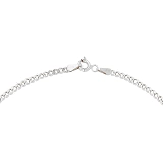 Foto 3 | Foto 3 | Cadena Zekie 7287w-50 Oro 14k Blanco 50 Cms Barbada