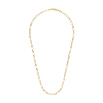 Cadena Zekie 7293-45 Oro 14k Amarillo 45 Cms 3x1 Facetada