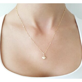 Foto 4 | Foto 4 | Hermosa Cadena Gargantilla Dama Corazón Oro Sólido 14k